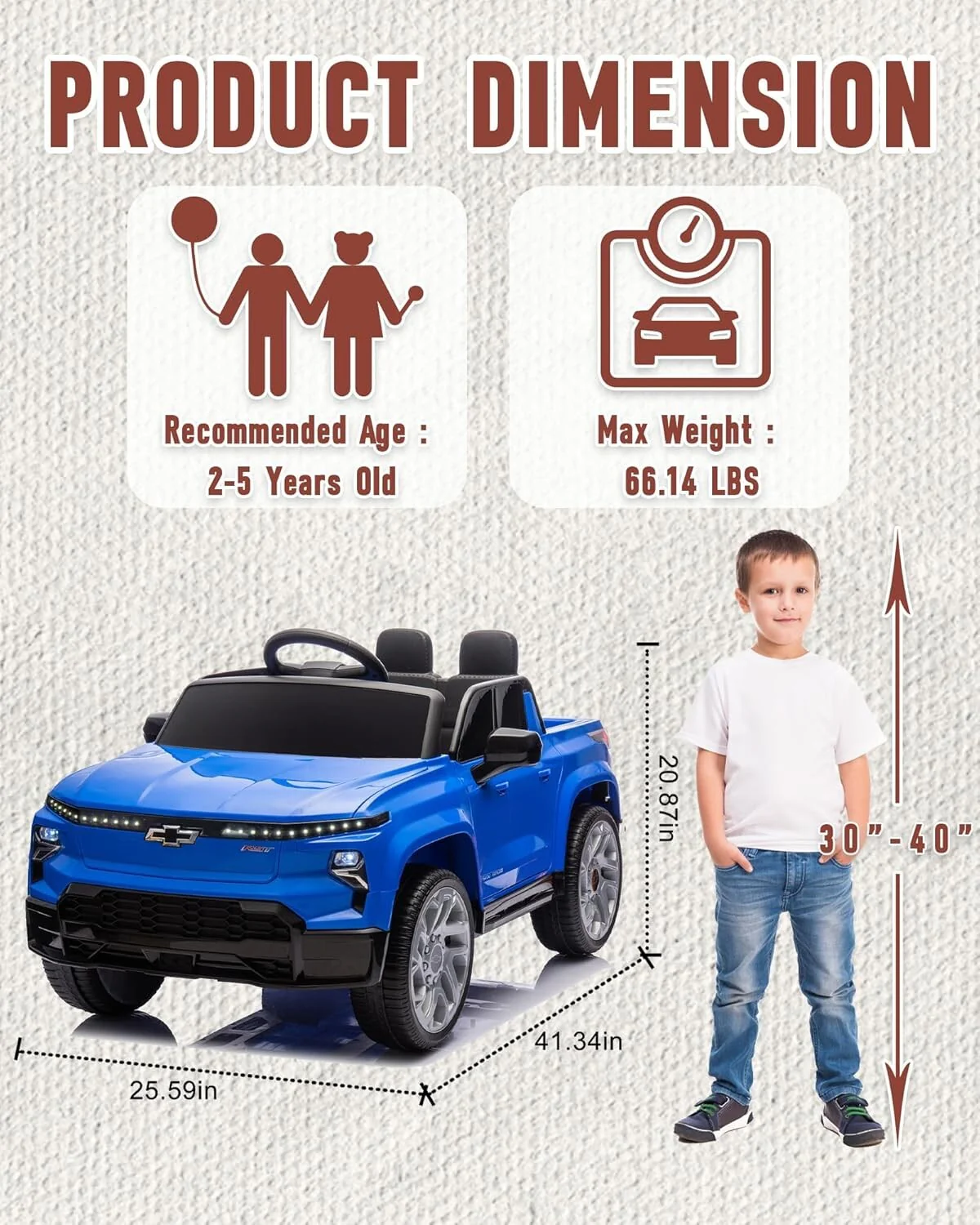 24V Licensed Silverado Electric Ride-On Truck with Remote Control for Toddlers and Kids - Image 6