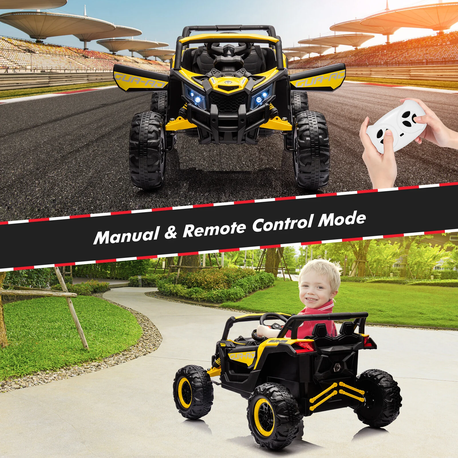24V Electric 2-Seater Off-Road UTV Ride-On Vehicle with Powerful Motor - Image 8