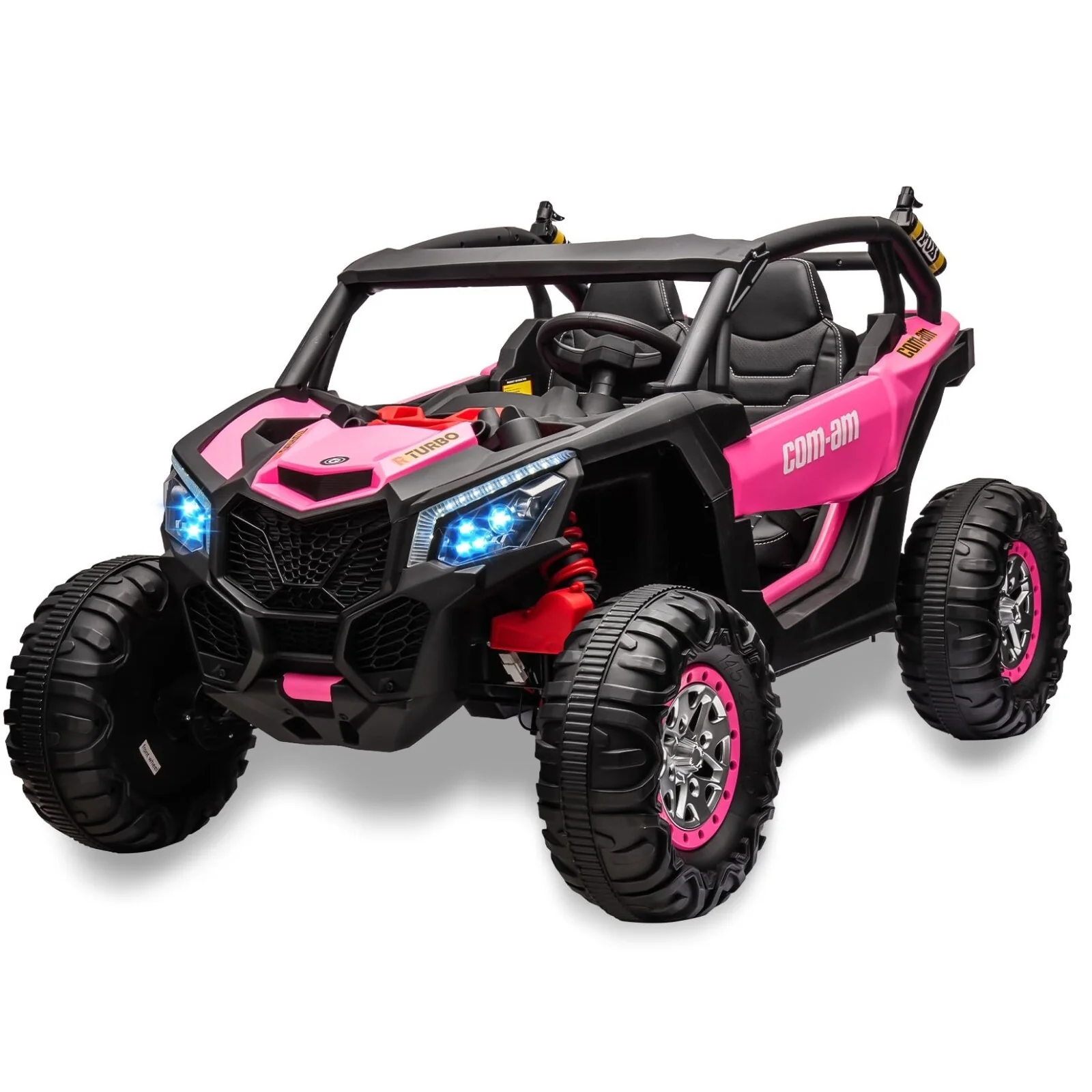 24V Ride-On 4WD Electric UTV Car with 2 Leather Seats - Image 27