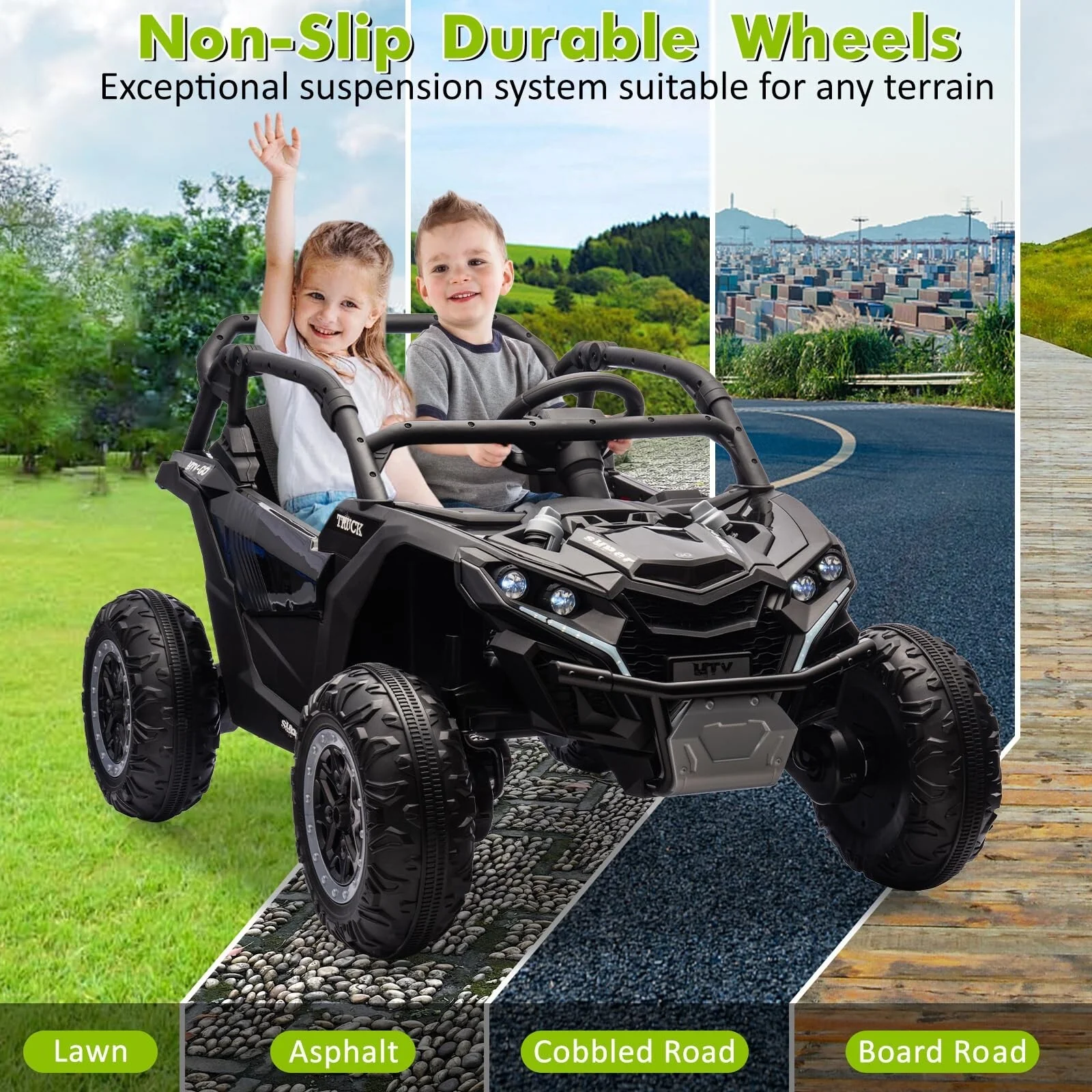 24V Electric 4WD Off-Road Ride-On UTV Car with Remote Control for Kids - Image 48