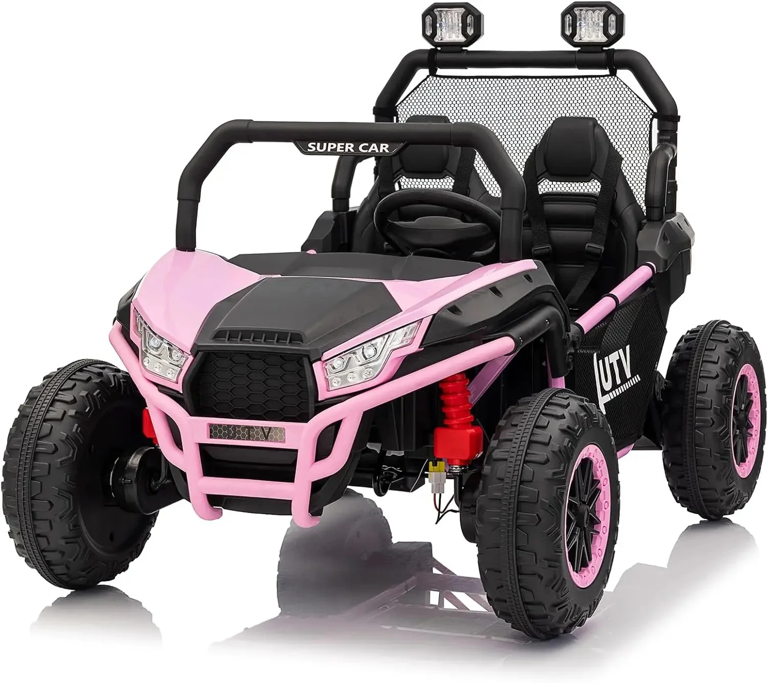 24V Kids Ride-On UTV Car with Remote Control and Spring Suspension - Image 9