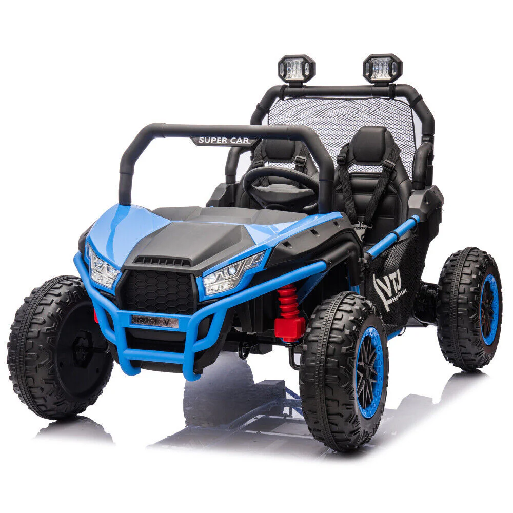 24V 400W Two-Seater Kids Ride-On UTV with Four-Wheel Suspension and Remote Control for Ages 3+ - Image 18