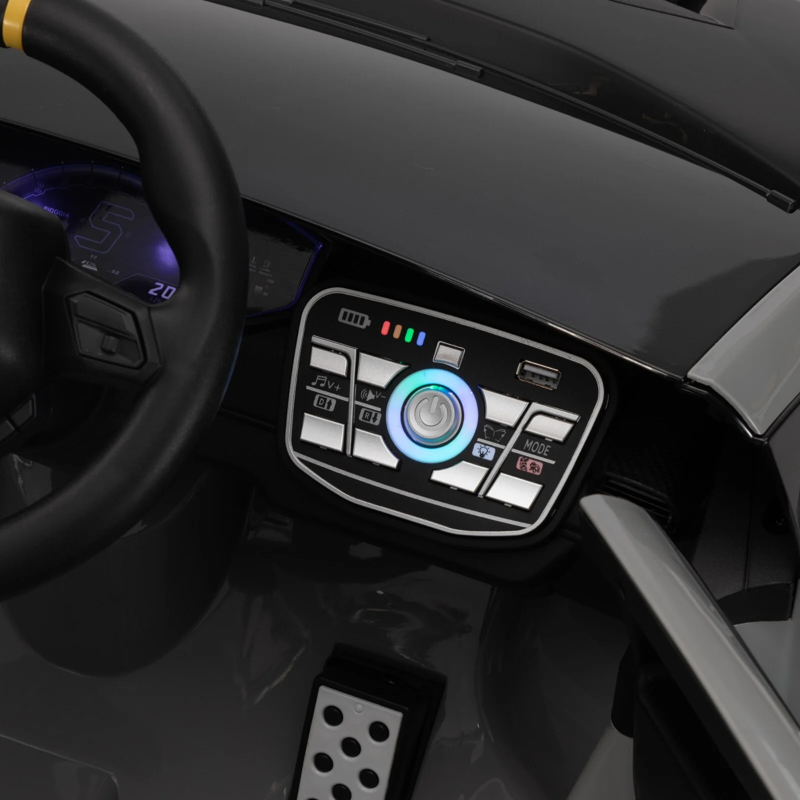 24V Kids Electric Ride-On Car Licensed Lamborghini STO with 360 Degree Drifting - Image 14