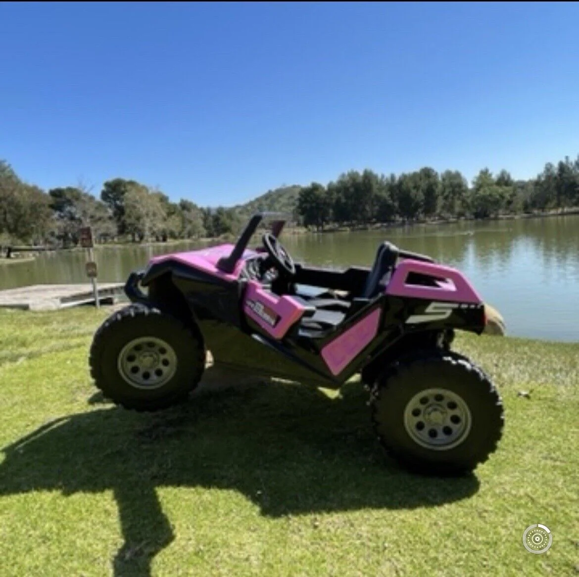 24V Touchscreen Clash Ride On Pink Buggy UTV - Can Am Style - All Terrain Power Wheels - Image 6