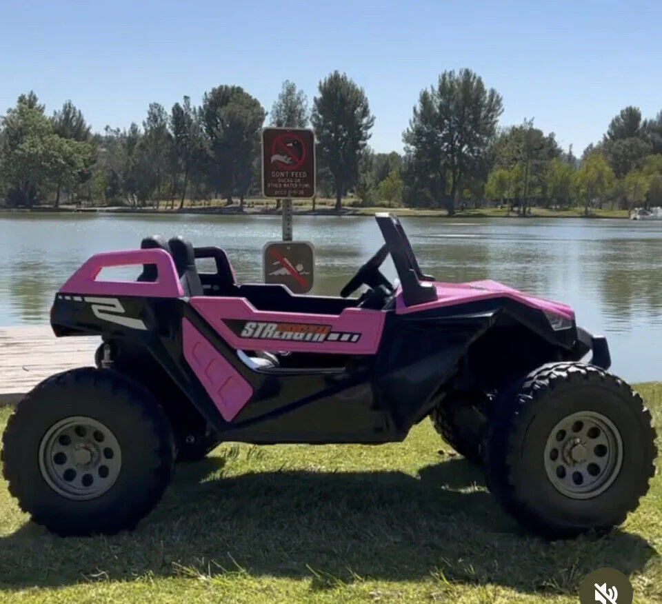 24V Touchscreen Clash Ride On Pink Buggy UTV - Can Am Style - All Terrain Power Wheels - Image 9