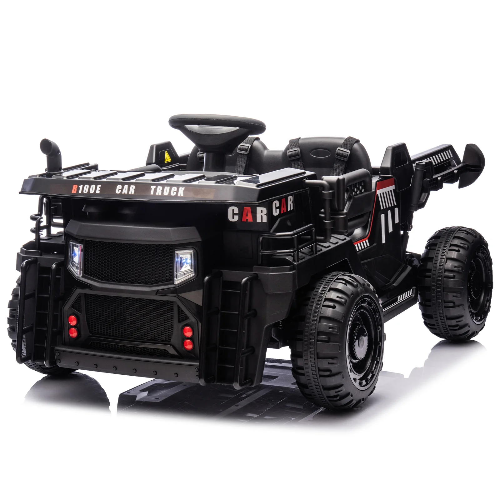 24V Two-Seater Kids Electric Ride-On Car with Parental Remote Control and Wide Seat - Image 3