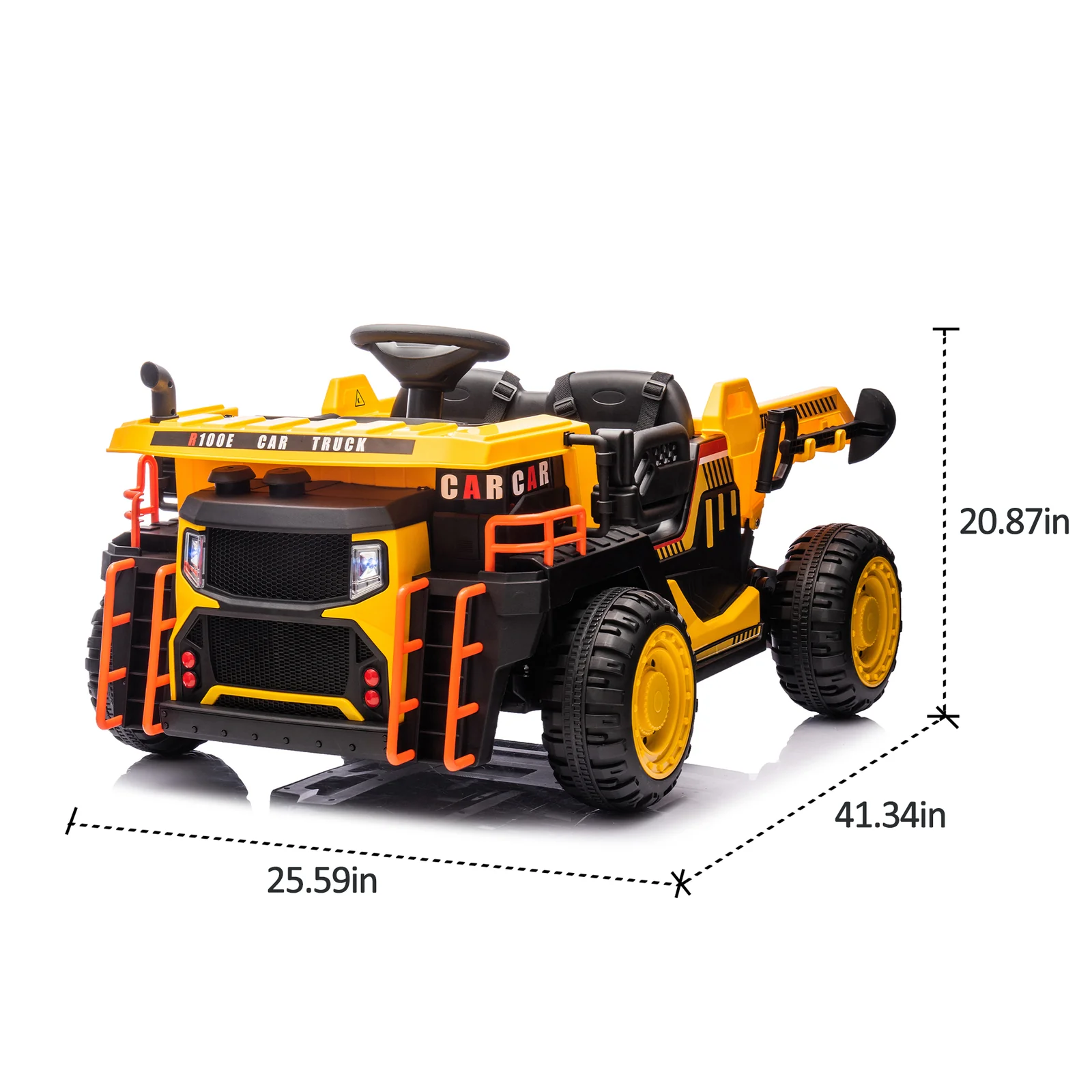 24V Two-Seater Electric Ride-On Car for Kids with Parental Remote Control and 19.7″ Wide Seat - Image 2