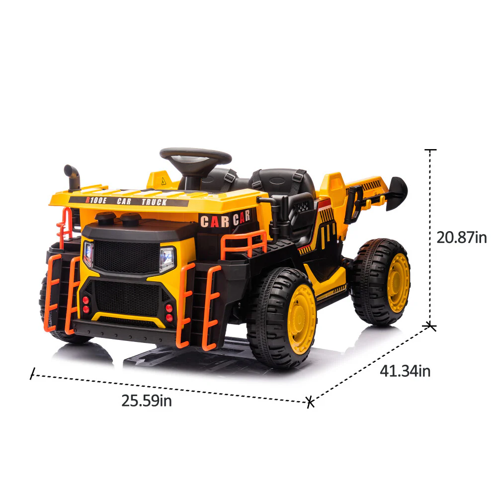 24V Two-Seater Kids Electric Ride-On Car with Parental Remote Control and 19.7-inch Wide Seat - Image 15