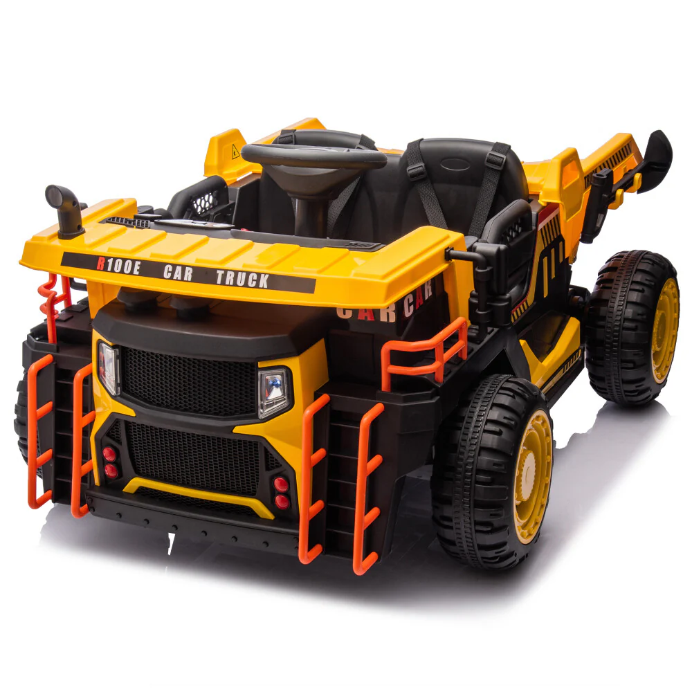 24V Two-Seater Kids Electric Ride-On Car with Parental Remote Control and 19.7-inch Wide Seat - Image 4