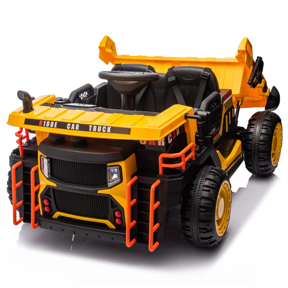 24V Two-Seater Kids Electric Ride-On Car with Parental Remote Control and 19.7-inch Wide Seat - Image 5