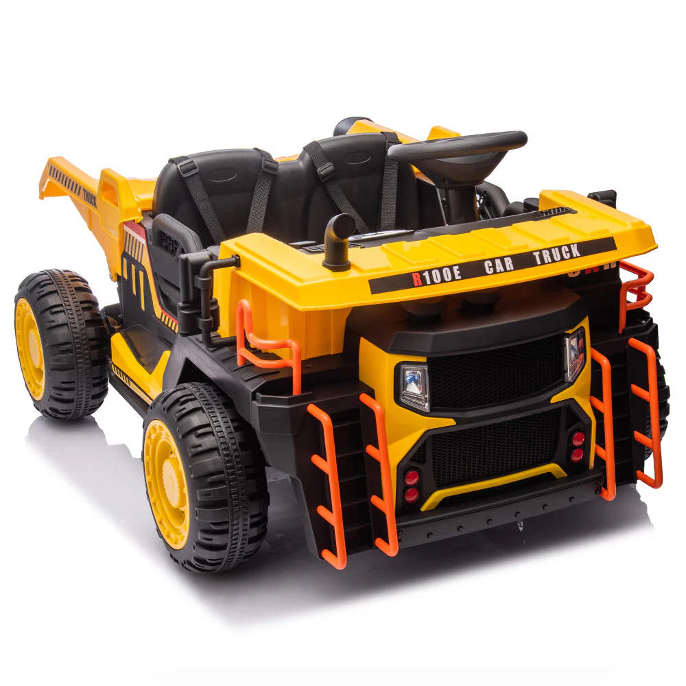 24V Two-Seater Kids Electric Ride-On Car with Parental Remote Control and 19.7-inch Wide Seat - Image 7