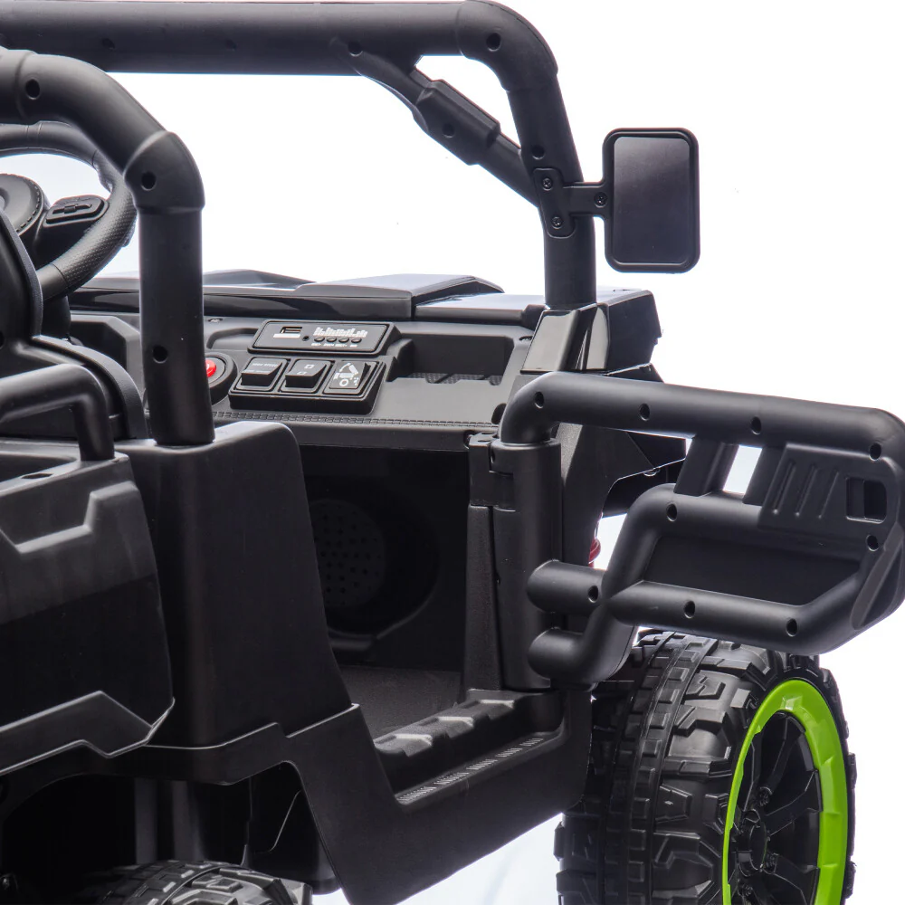 24V Two-Seater Kids Electric Ride-On Six-Wheel Dump Truck with Parental Remote Control - Image 29
