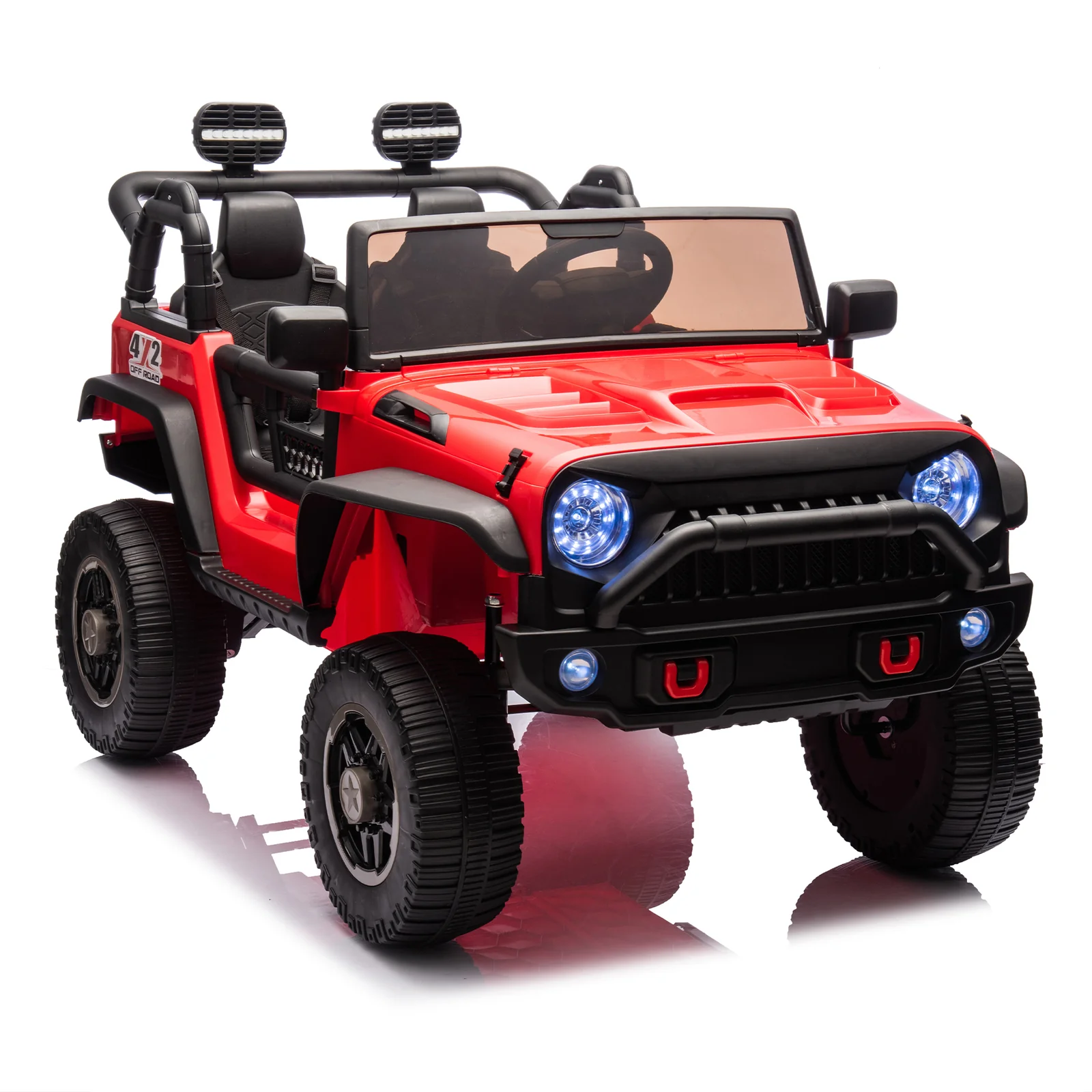 24V Two-Seater Kids Ride-On Truck Car with Parental Remote Control 200W x 2 - Image 7