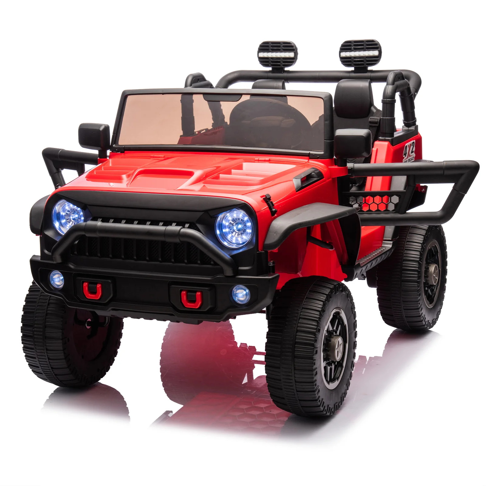 24V Two-Seater Kids Ride-On Truck with Parent Remote Control and Dual 200W Motors - Image 12