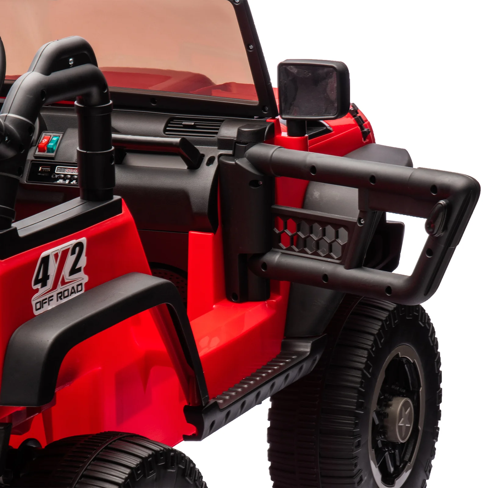 24V Two-Seater Kids Ride-On Truck with Parent Remote Control and Dual 200W Motors - Image 24