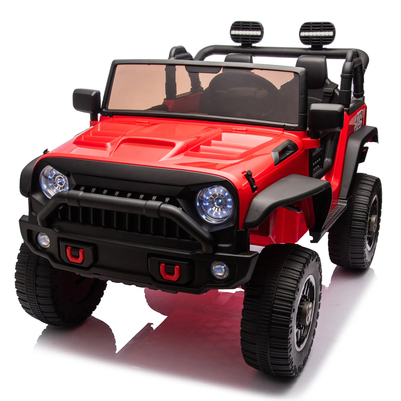 24V Two-Seater Kids Ride-On Truck with Parent Remote Control and Dual 200W Motors - Image 3
