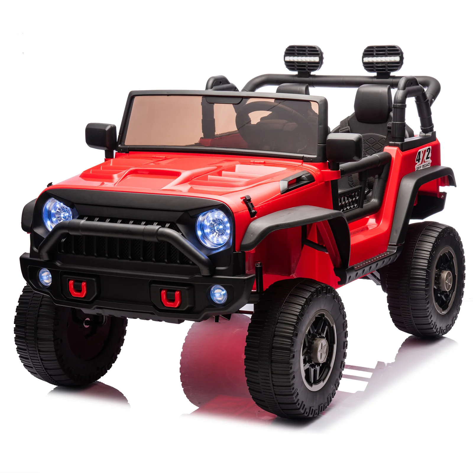 24V Two-Seater Kids Ride-On Truck with Parent Remote Control and Dual 200W Motors - Image 4