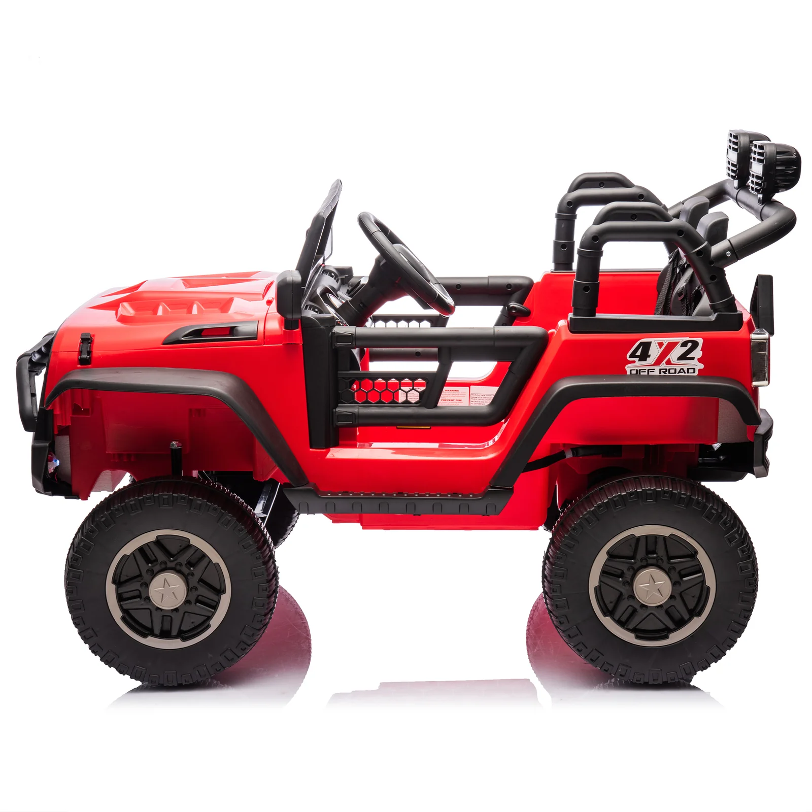 24V Two-Seater Kids Ride-On Truck with Parent Remote Control and Dual 200W Motors - Image 8