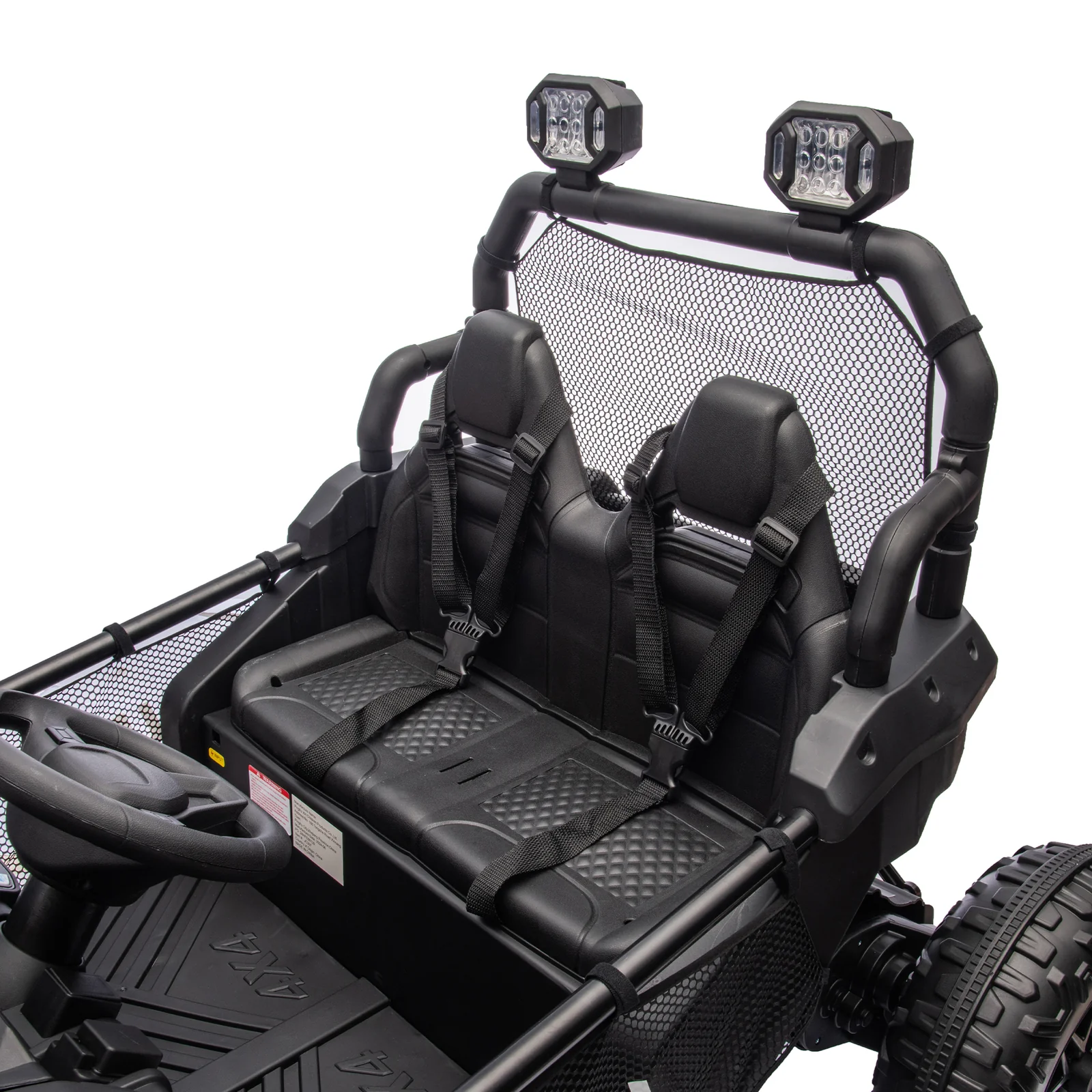 24V Two-Seater Kids Ride-On UTV with Parental Control, 400W High-Power Four-Wheel Drive - Image 15