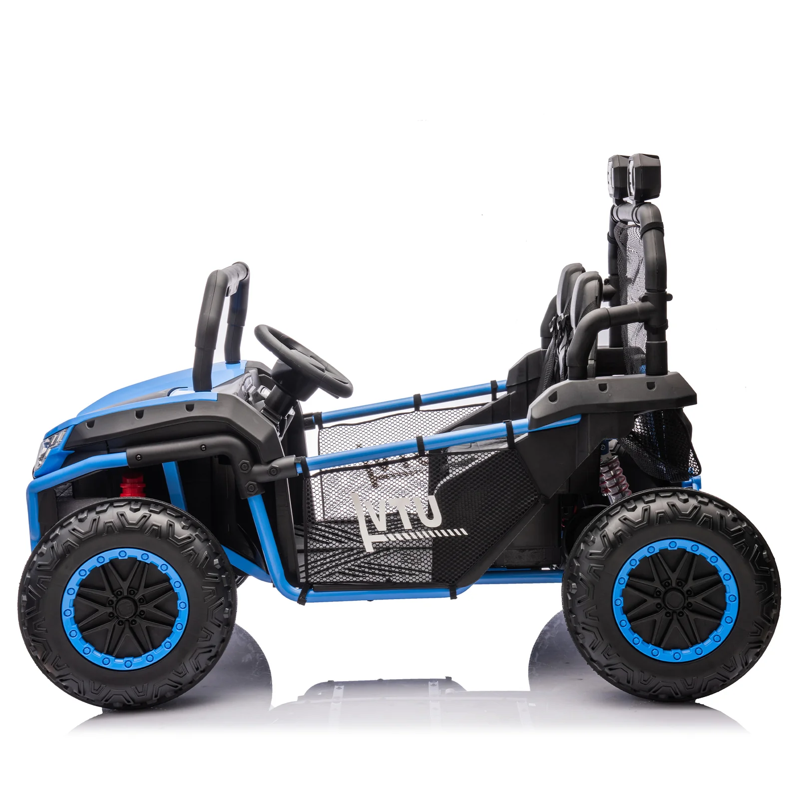 24V Two-Seater Kids Ride-On UTV with Parental Control and 400W Motor, Four-Wheel Drive - Image 13