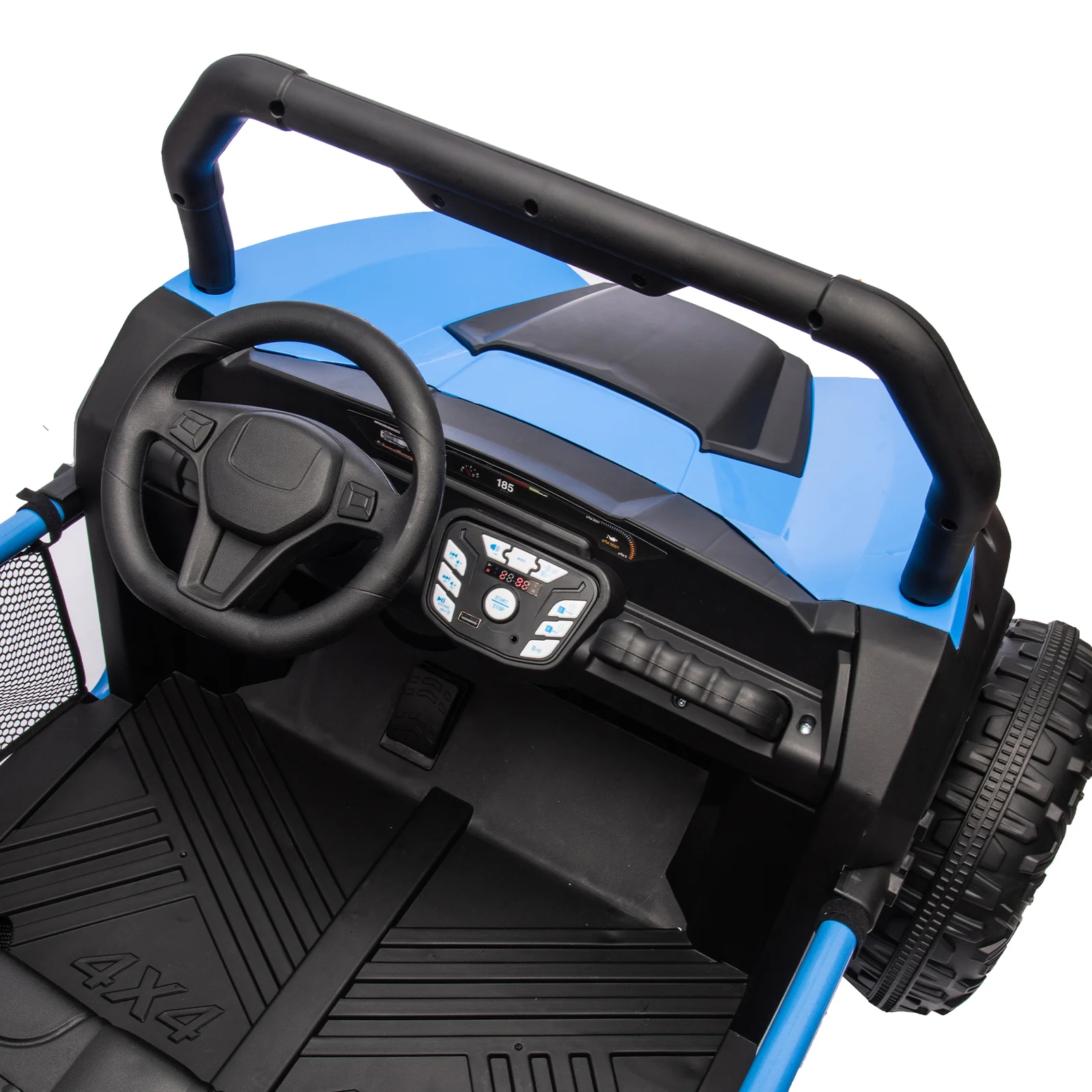 24V Two-Seater Kids Ride-On UTV with Parental Control and 400W Motor, Four-Wheel Drive - Image 16