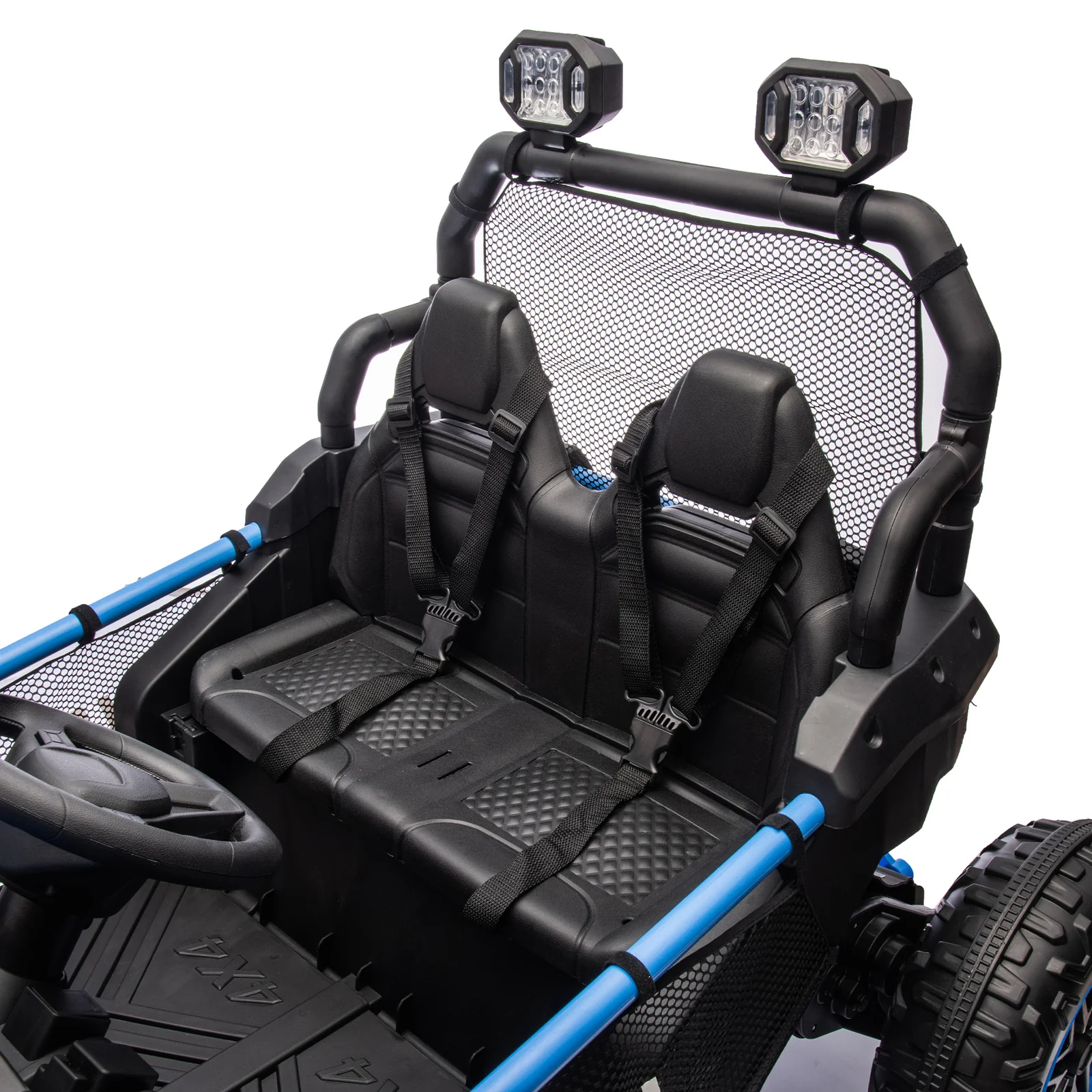 24V Two-Seater Kids Ride-On UTV with Parental Control and 400W Motor, Four-Wheel Drive - Image 19