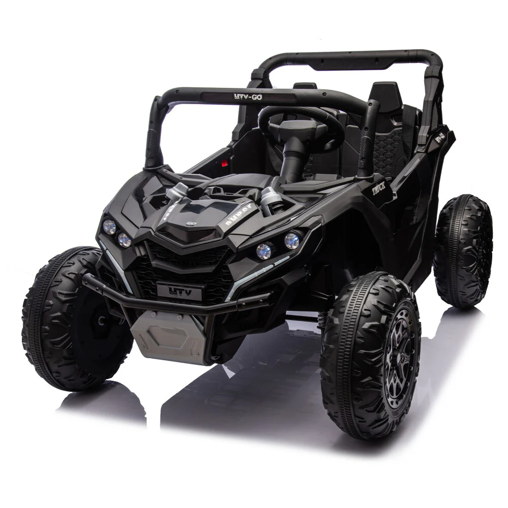 24V Two-Seater Kids Ride-On UTV with Parental Remote Control and Four-Wheel Suspension