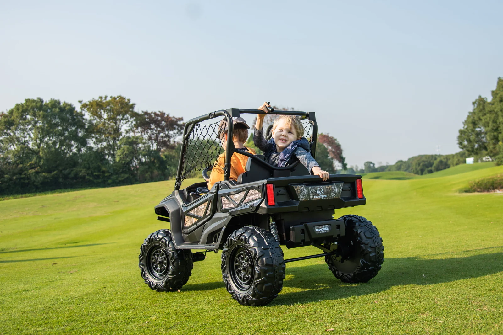 24V XD UTV Battery-Powered Ride-On with Remote Control for Kids 3+ Years, Speeds up to 5 MPH - Image 11