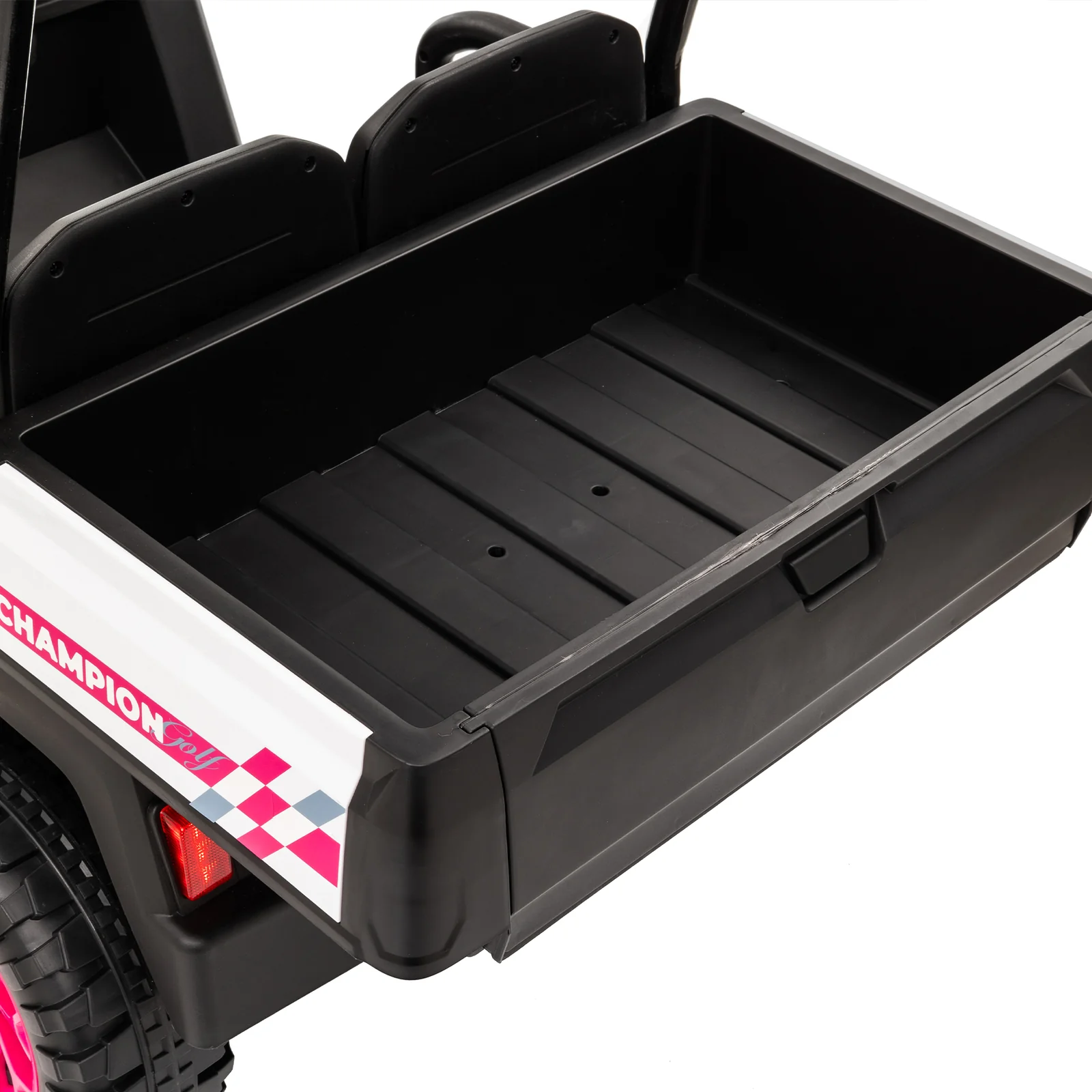 24V XL Kids Electric Ride-On Track Vehicle with Remote Control, Music, and 2-Seater Design - Image 13