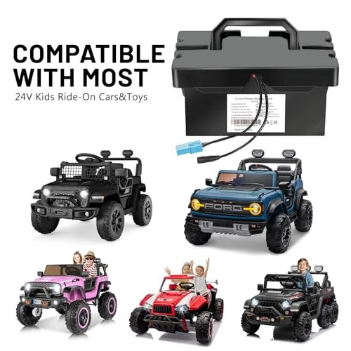 24V8Ah Rechargeable Lithium Battery for Ride-On Toys and Cars (Includes Charger) - Image 8