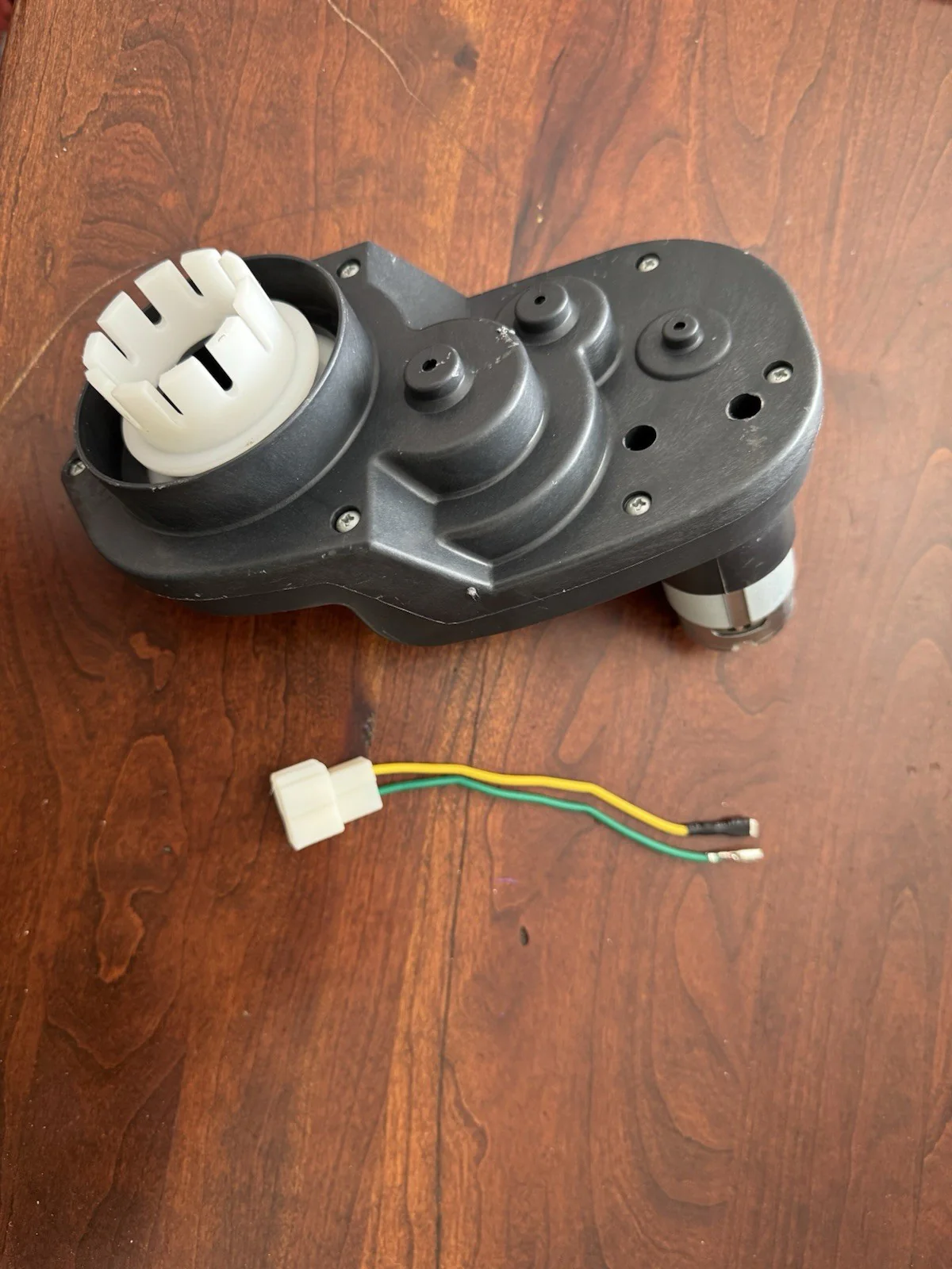 24V DC RS555 Electric Gearbox Motor 40000 RPM for Kids Ride-On Toy Car Black