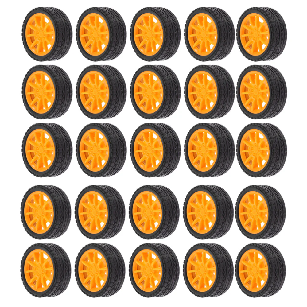 25-Piece DIY Small Car Wheel Assembly Toy Set for Kids - Image 3