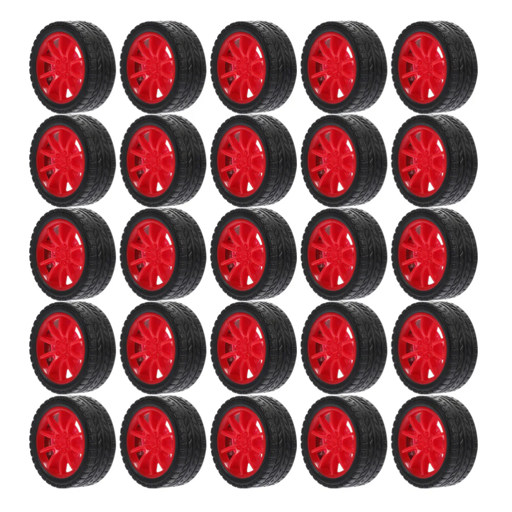 25-Piece DIY Small Car Wheel Assembly Toy Set for Kids - Image 4