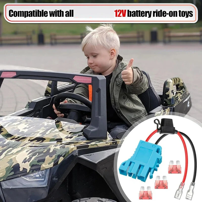 2-Pack 12 AWG Wire Harness Connector for 12V Battery Riding Toys - Image 6