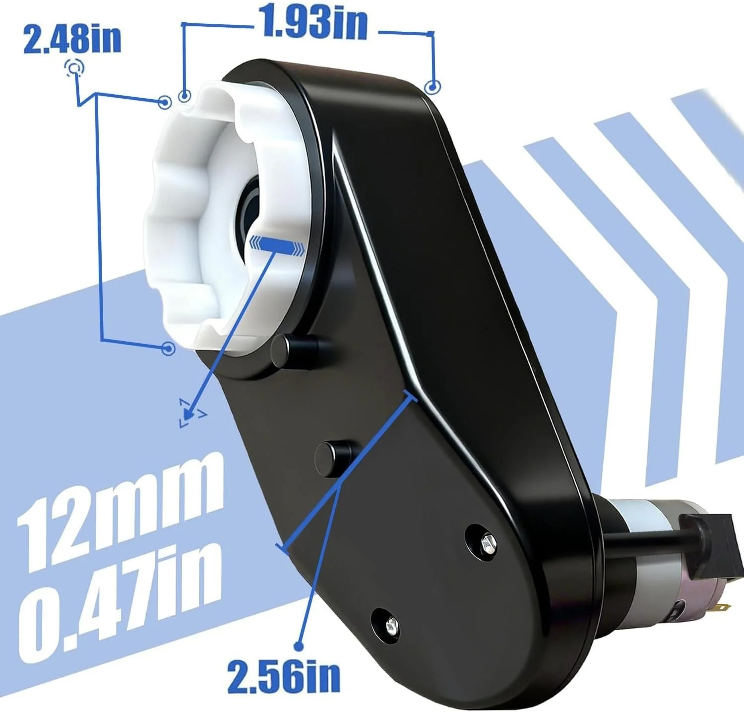 2Pack RS390 6V 18000RPM Mini DC Motor Gearbox for Power Wheels Enhancement - Image 2