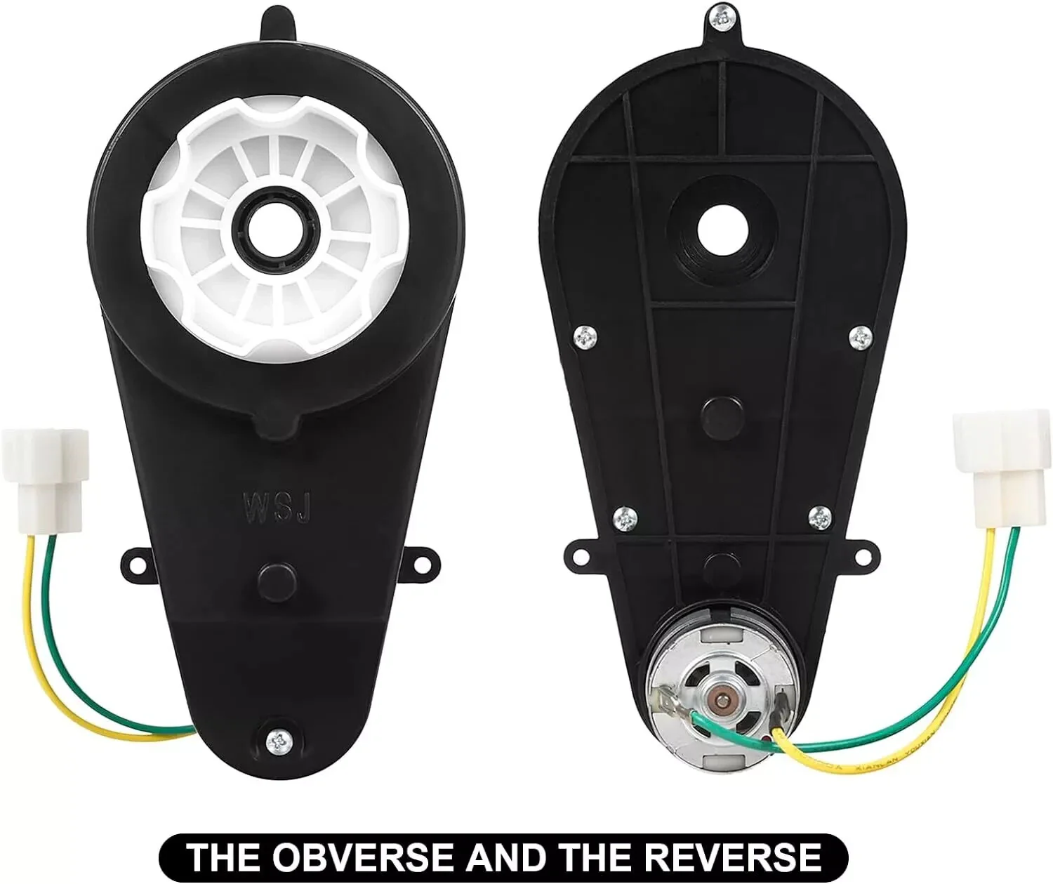 2-Pack 12V 40000RPM Gearbox Motors for Kids Ride-On Car Wheel Power Upgrade - Image 2