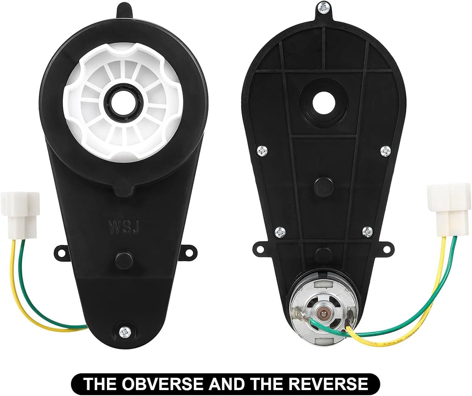 2 Pack 12V 40000RPM High-Speed Motors for Kids Ride-On Car Gearbox and Wheel Upgrade - Image 2
