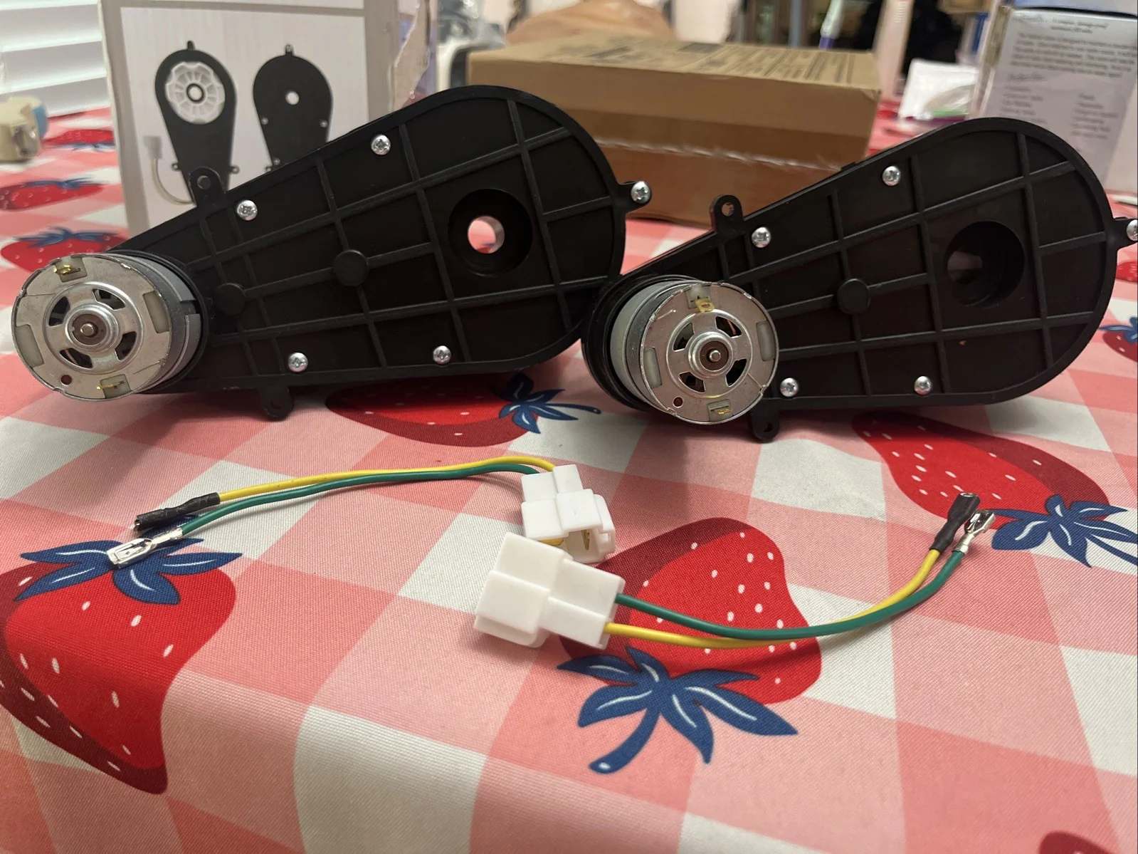 2-Pack 12V Power Wheel Motor Upgrade and Transmission Replacement Parts - Image 3