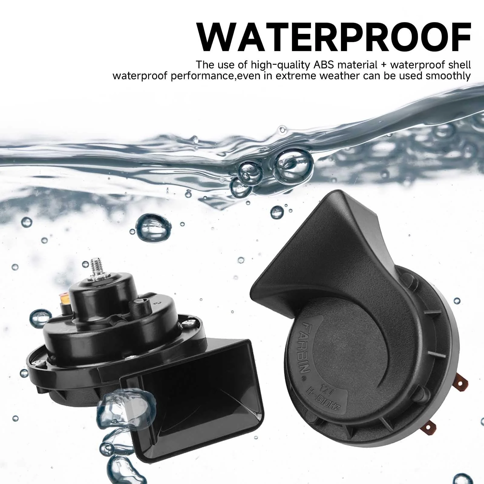 2PCS 130dB Dual Air Horns for Truck with High and Low Tone Super Loud Train Sound - Image 2
