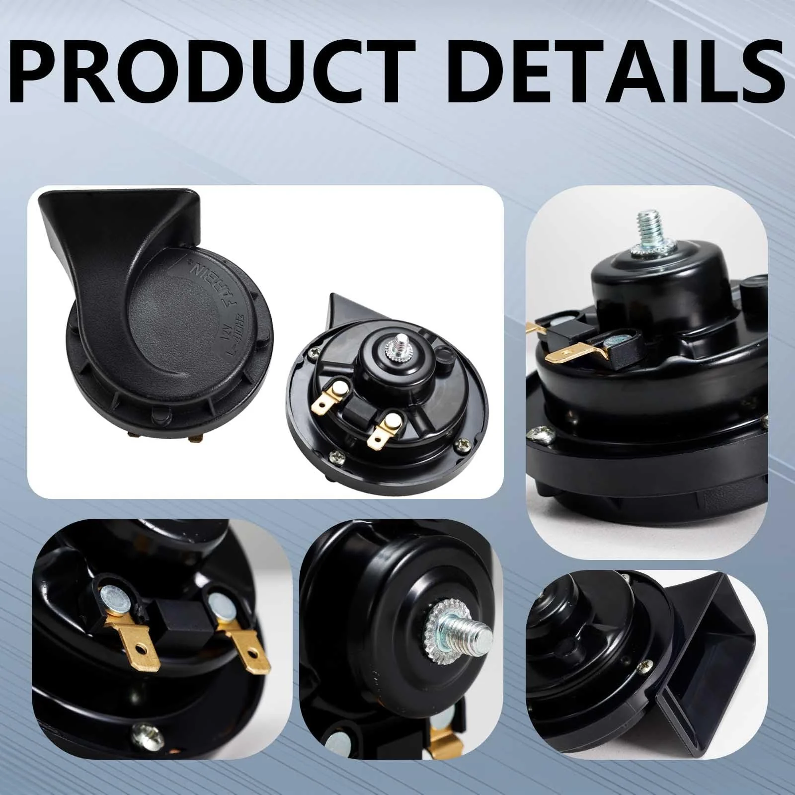 2PCS 130dB Dual Air Horns for Truck with High and Low Tone Super Loud Train Sound - Image 4