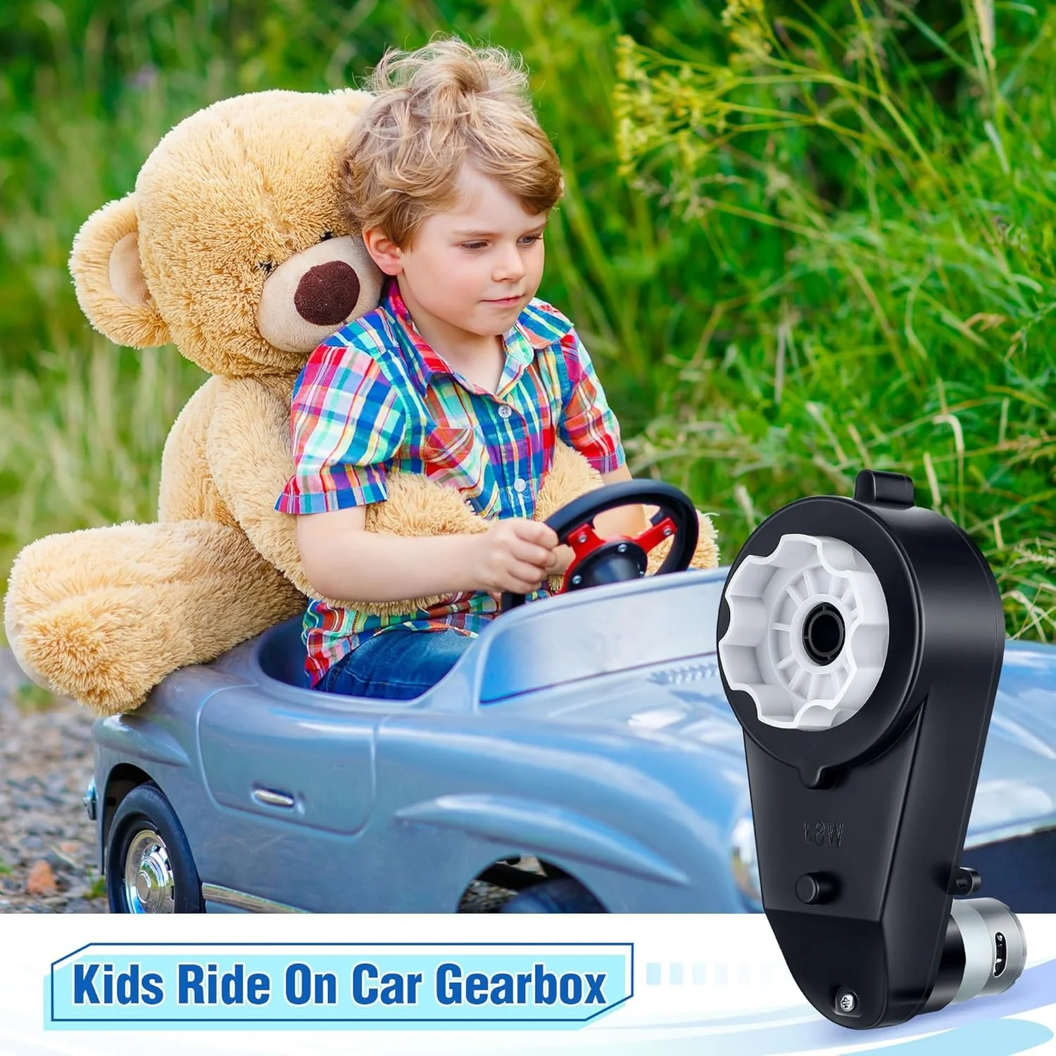 2PCS 24V 35000RPM High-Speed Motor Gearbox Replacement for Kids Ride-On Toy - Image 5