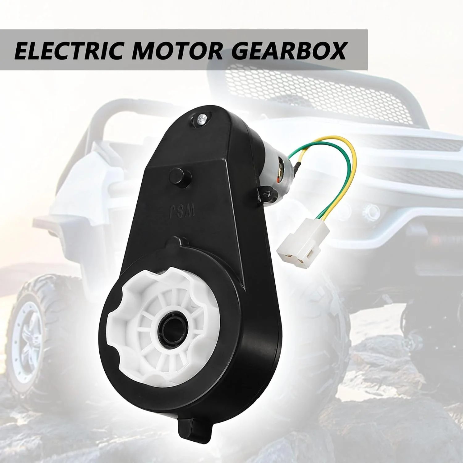 2-Pack 24V RS555 High-Speed 45000RPM Gearbox Motors for Kids Electric Ride-On Toy Car - Image 5