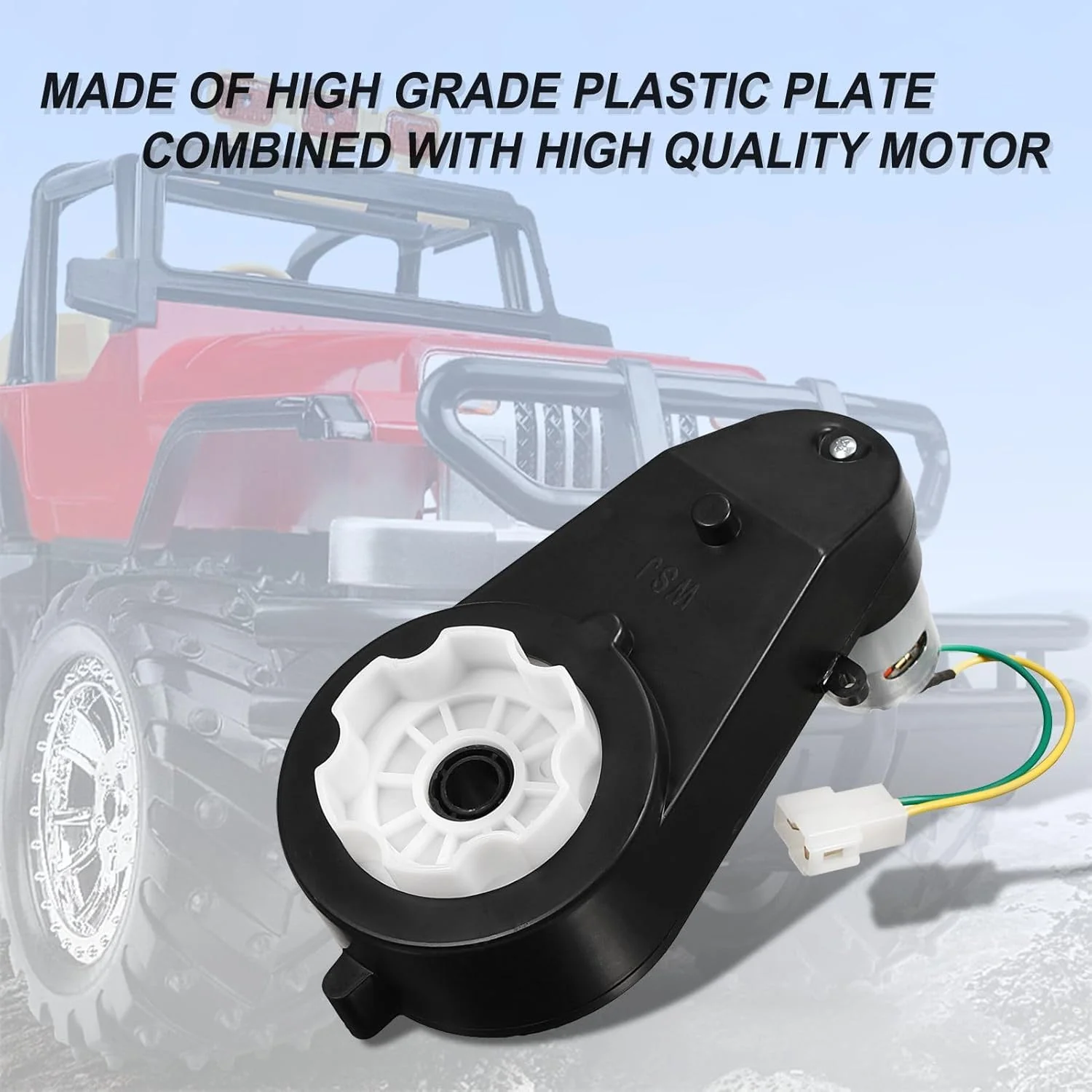2-Pack 24V 40000RPM Gearbox Replacement Parts for Kids Ride-On Toy Car - Image 4