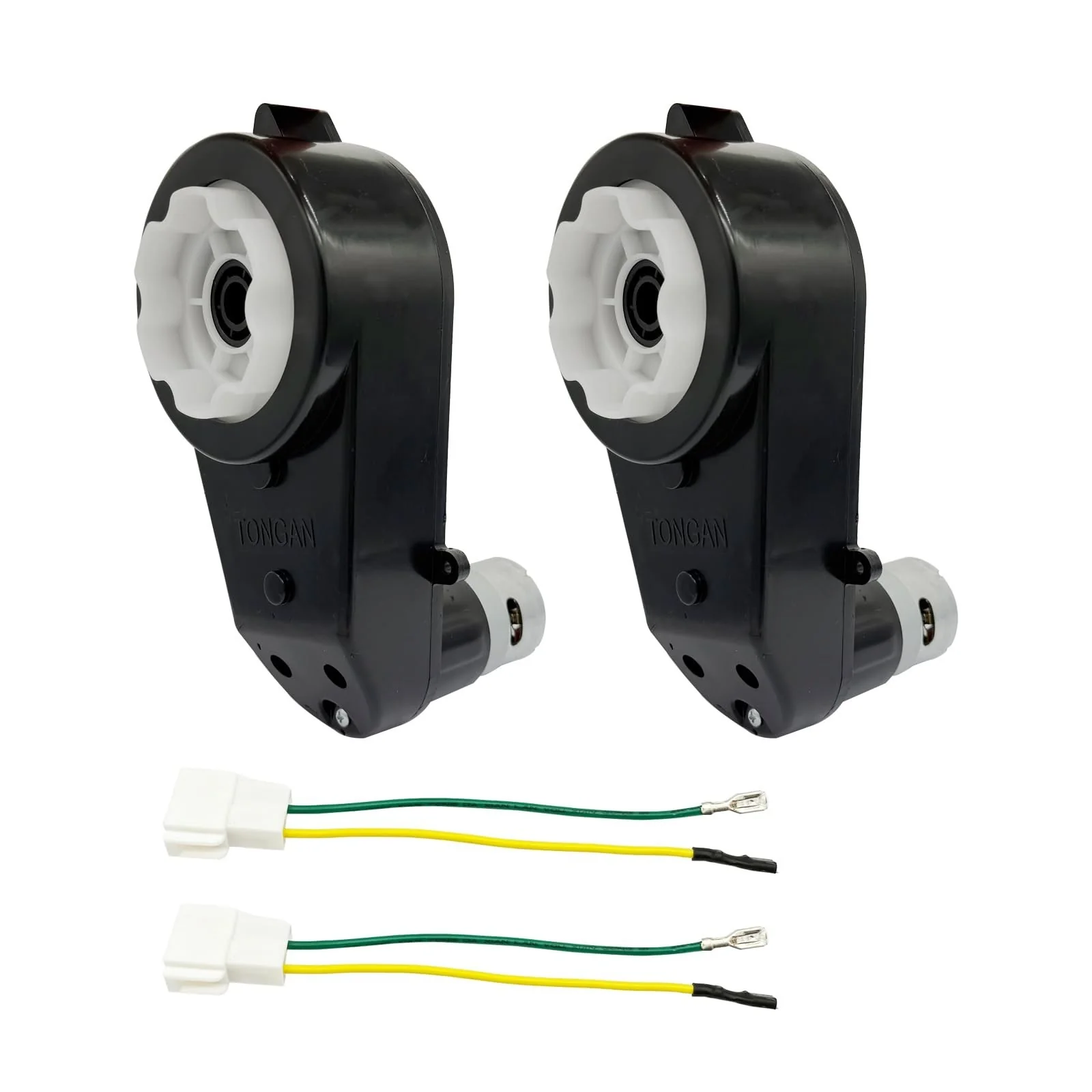 2-Pack High-Speed Electric Motor Gearbox for Kids Ride-On Vehicle, Compatible with 12V/24V - Image 2