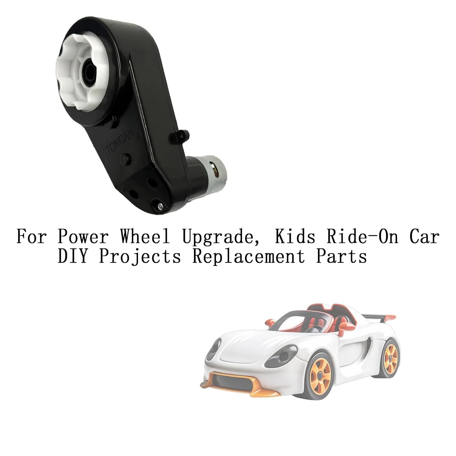 Set of 2 Electric Motor Gearboxes for Children's Ride-On Cars, Rs550 12V/RS555 24 - Image 5
