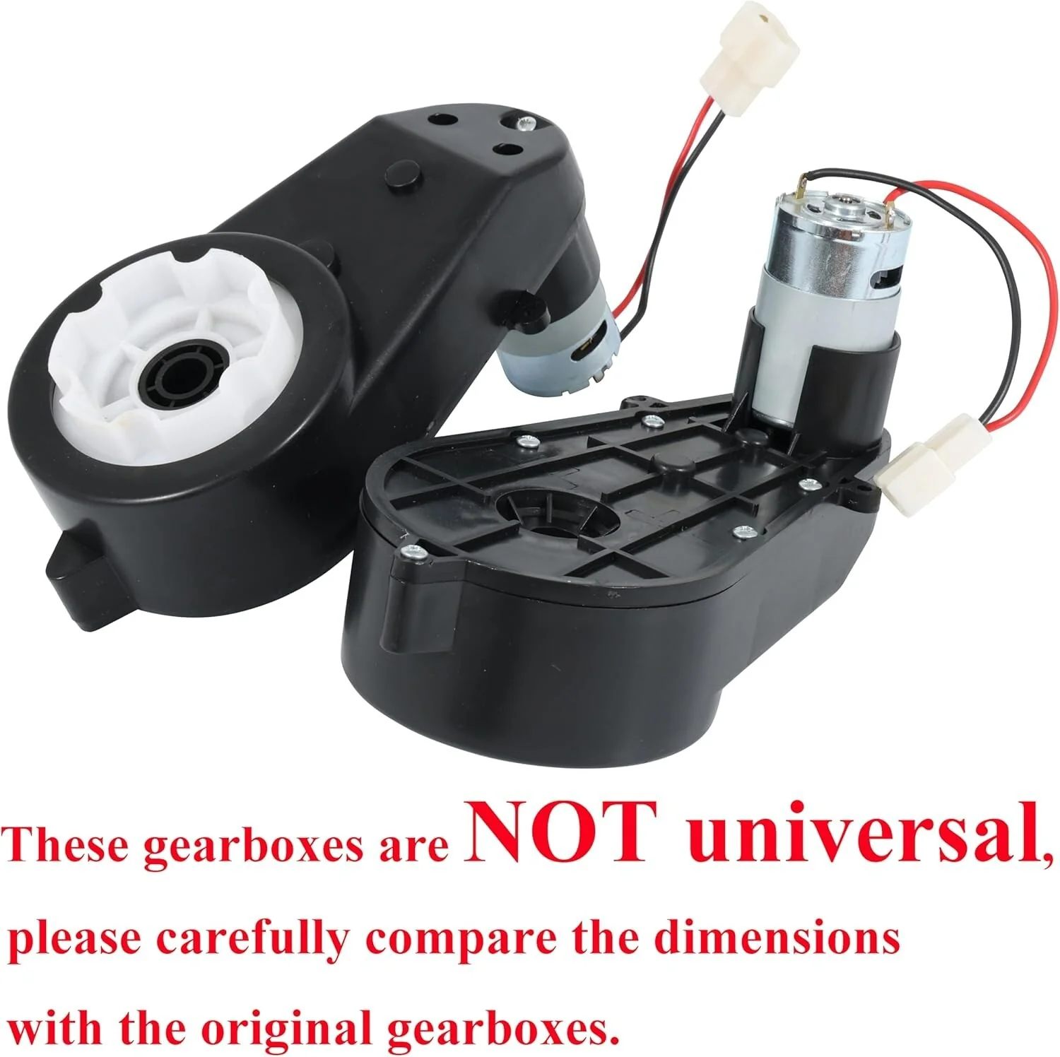 2Pcs 12V RS550 35000RPM Electric Motor Gearbox for Kids Ride-On Car - Image 7