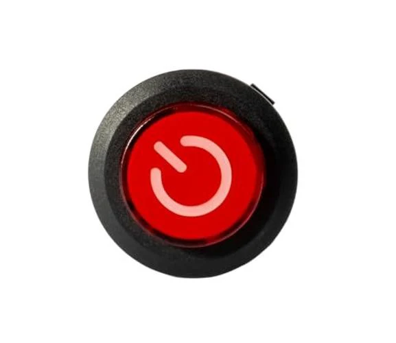 WEELYE 2-Pack Red Circle Push Button Power Start Switch for 6V 12V Bumper Cars - Image 4