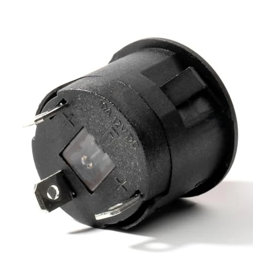 WEELYE 2-Pack Red Circle Push Button Power Start Switch for 6V 12V Bumper Cars - Image 5