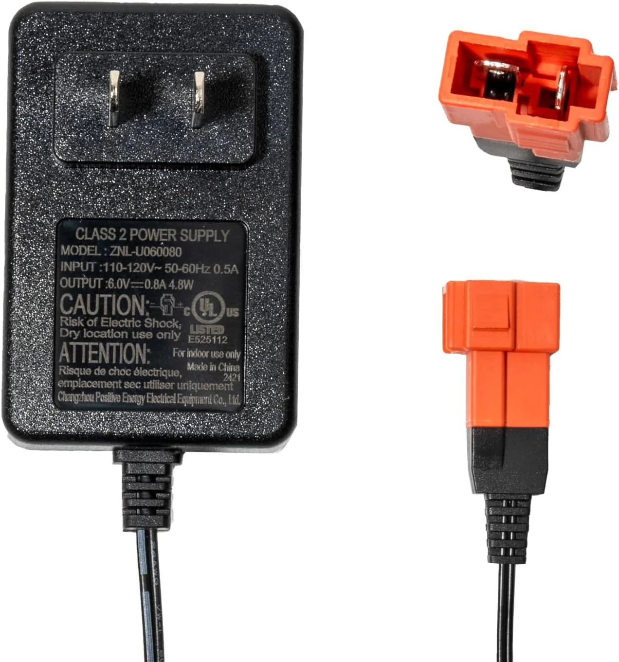 6V 2-Pin Charger with Wiring Harness Replacement for Kids Ride-On Cars - Image 3