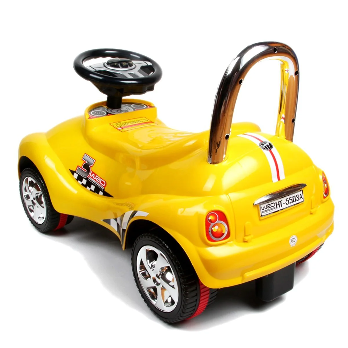 3-in-1 Ride-On Car Toy with Gliding Scooter, Sound, and Light Features - Image 5